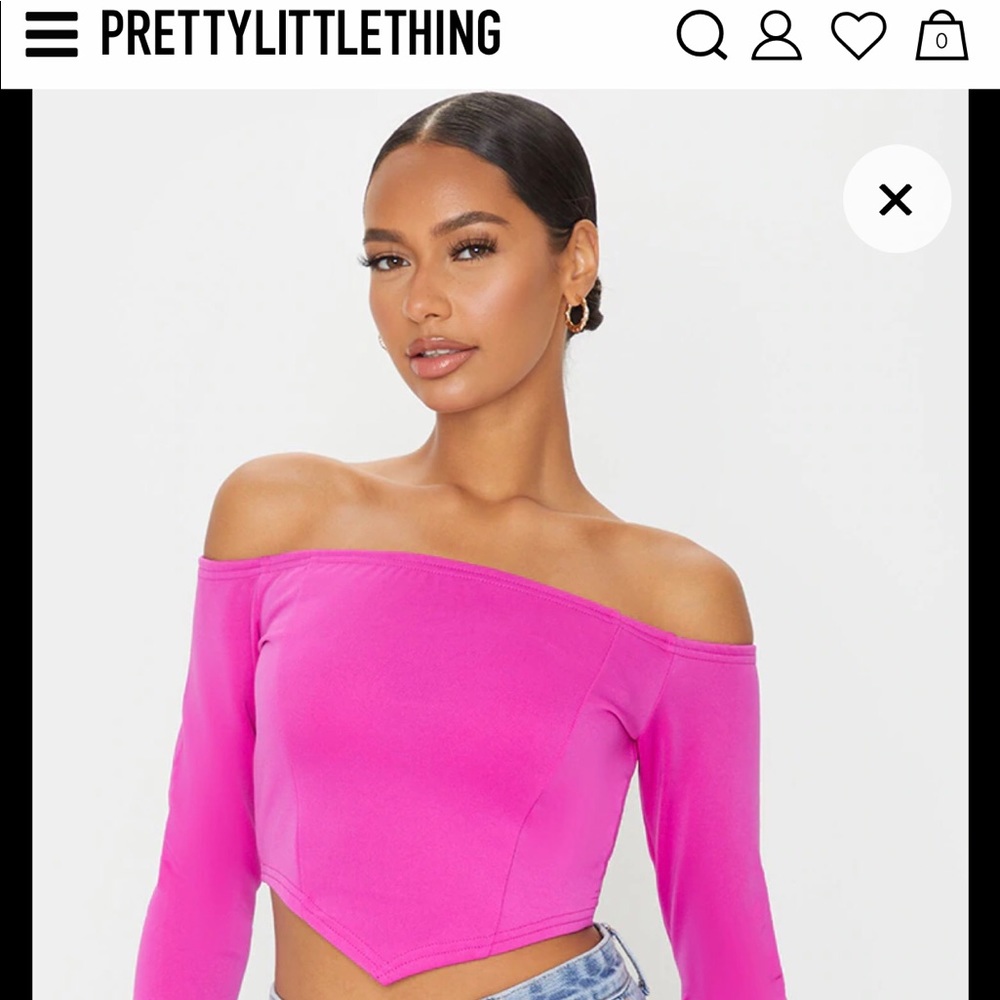 PrettyLittleThing crop top